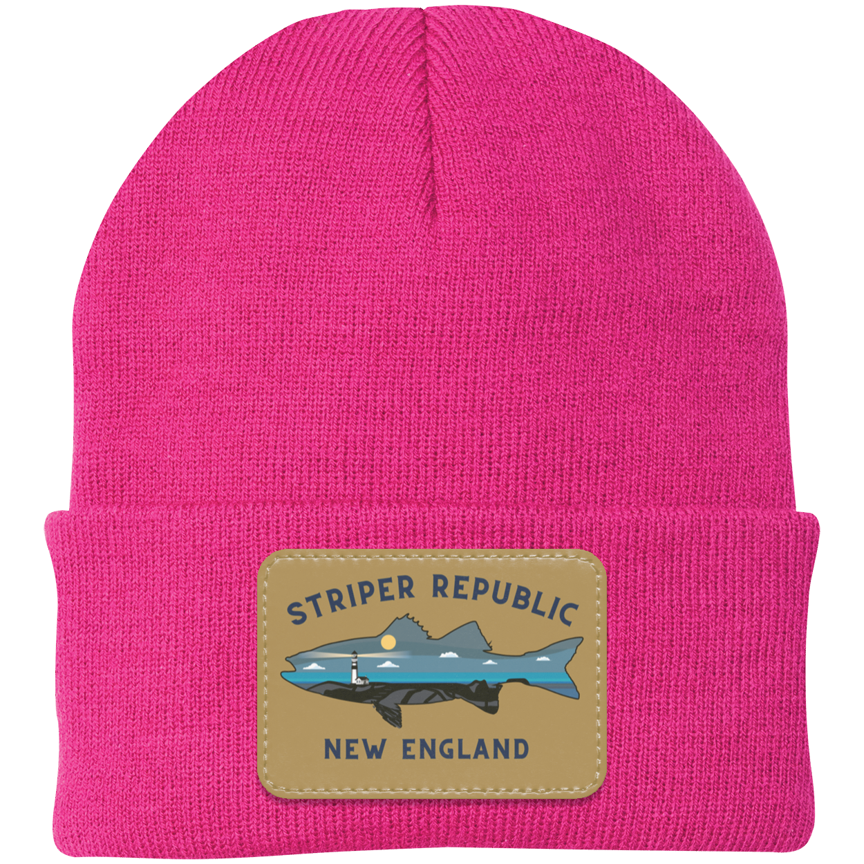 'Striper Republic' New England Patch Beanie