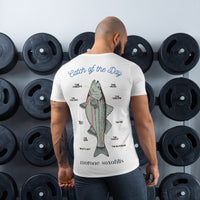 "Catch of the Day" Large Graphic Athletic T-shirt