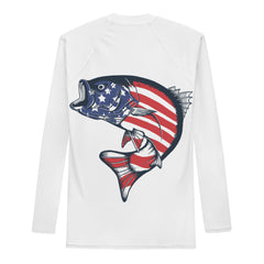 'American Striper' Men's Rash Guard Sport Shirt **UPF 50+