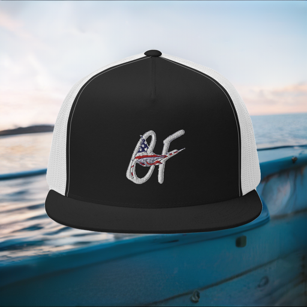 "American Marlin" Logo Trucker Cap