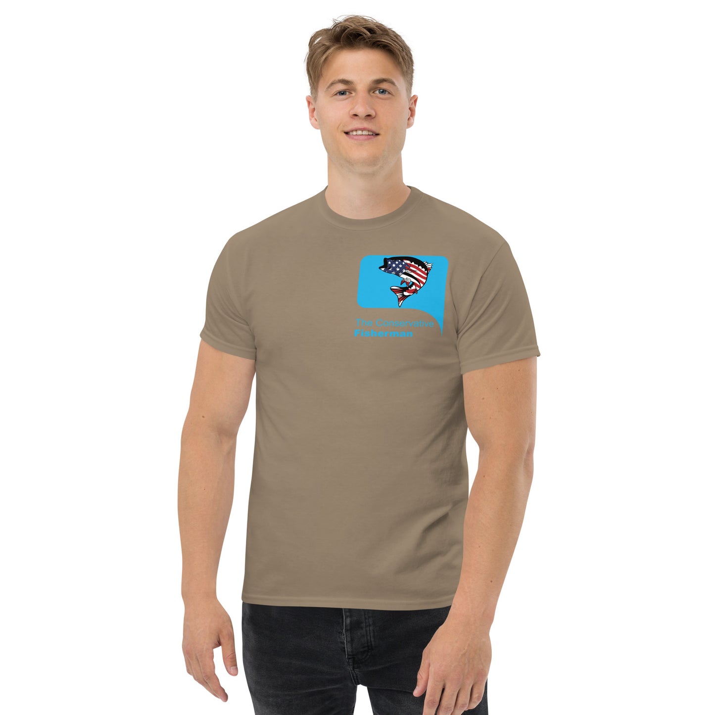 "The Conservative Fisherman" Signature Graphic T Shirt