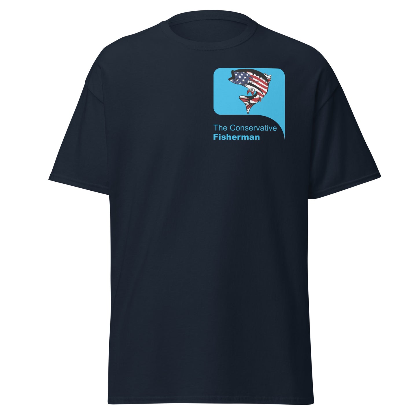 "The Conservative Fisherman" Signature Graphic T Shirt