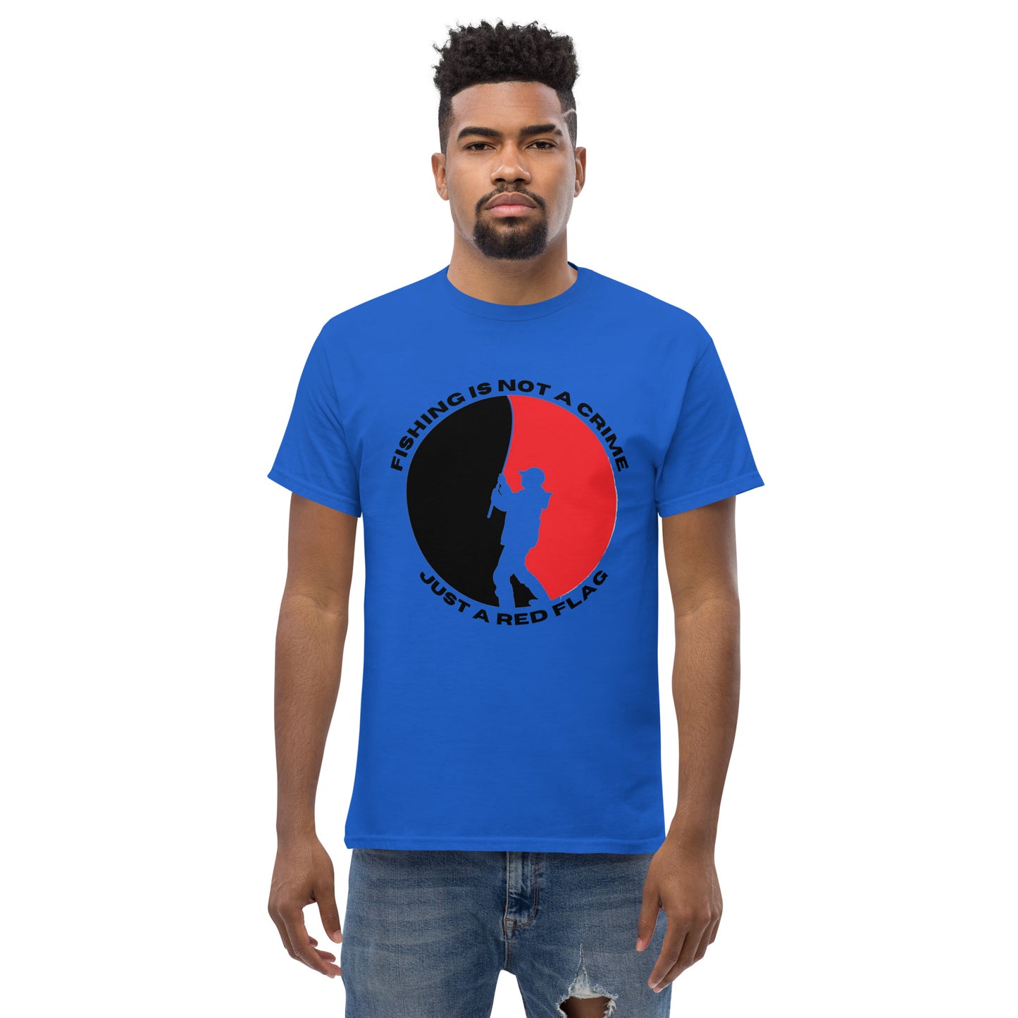 'Fishing is Not a Crime' Graphic T Shirt