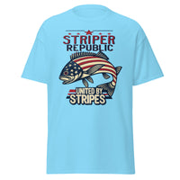 'United by Stripes' Striper Graphic T Shirt