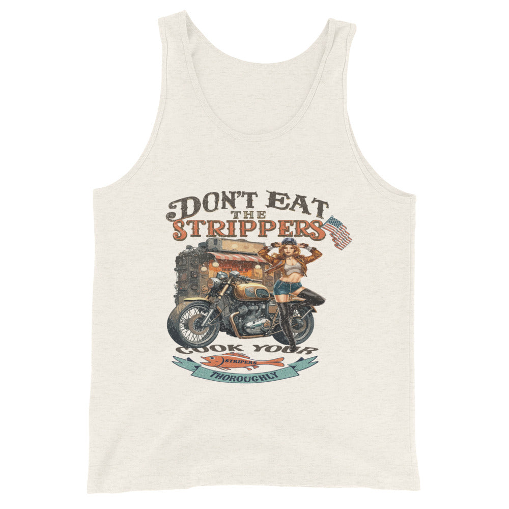 'Don't Eat the Strippers' Graphic Tank Top
