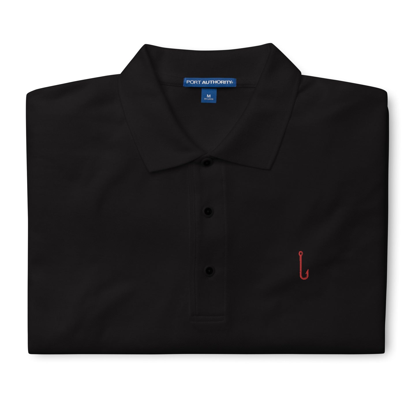 'Fishing Hook' Men's Premium Polo