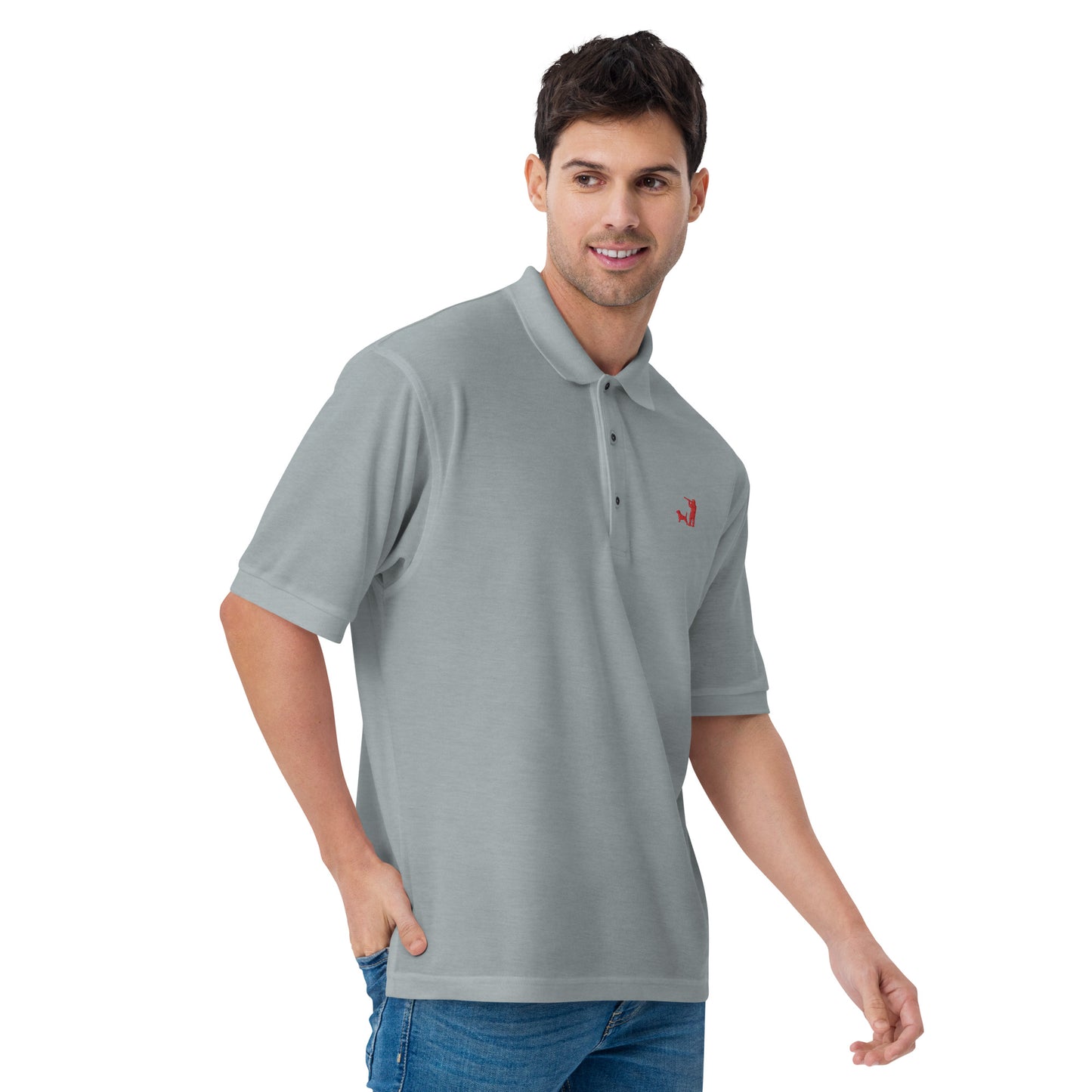 'Man's Best Friend' Men's Premium Polo