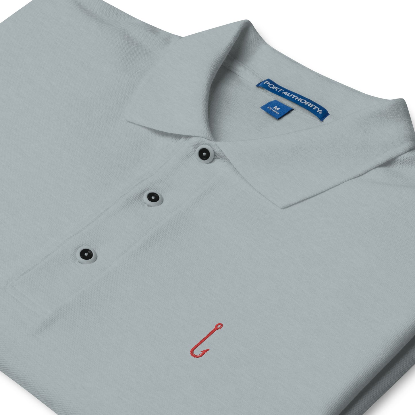 'Fishing Hook' Men's Premium Polo