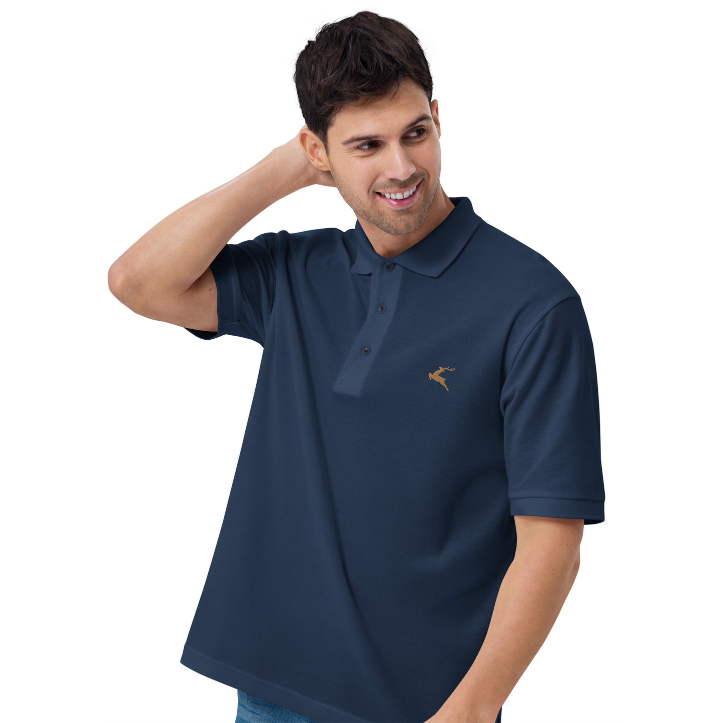 'Elk' Men's Premium Polo