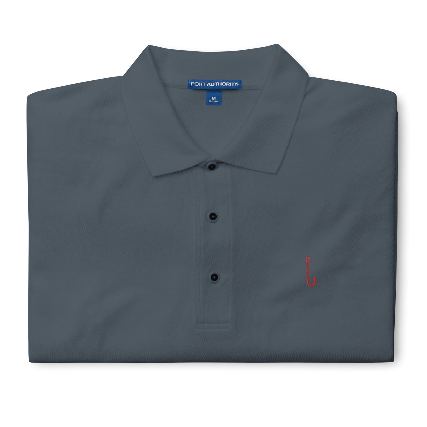 'Fishing Hook' Men's Premium Polo