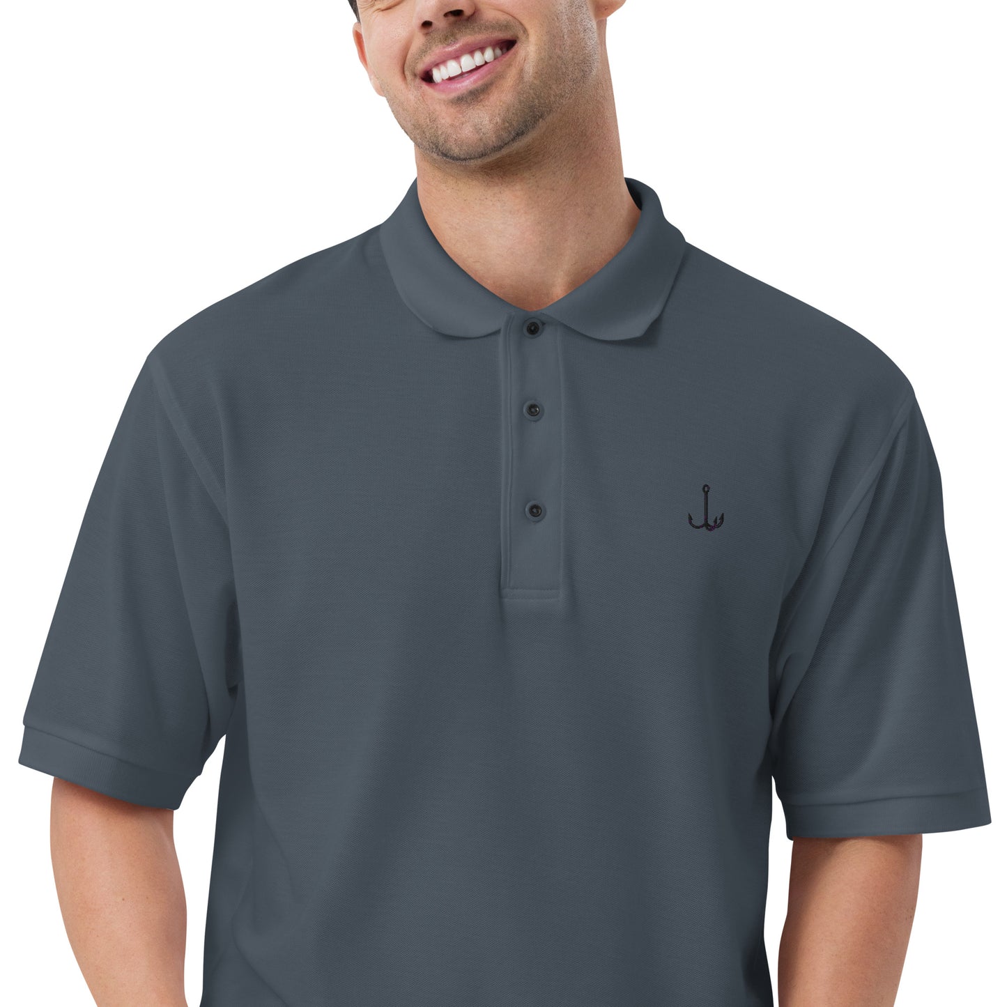 'Treble Hook' Men's Premium Polo