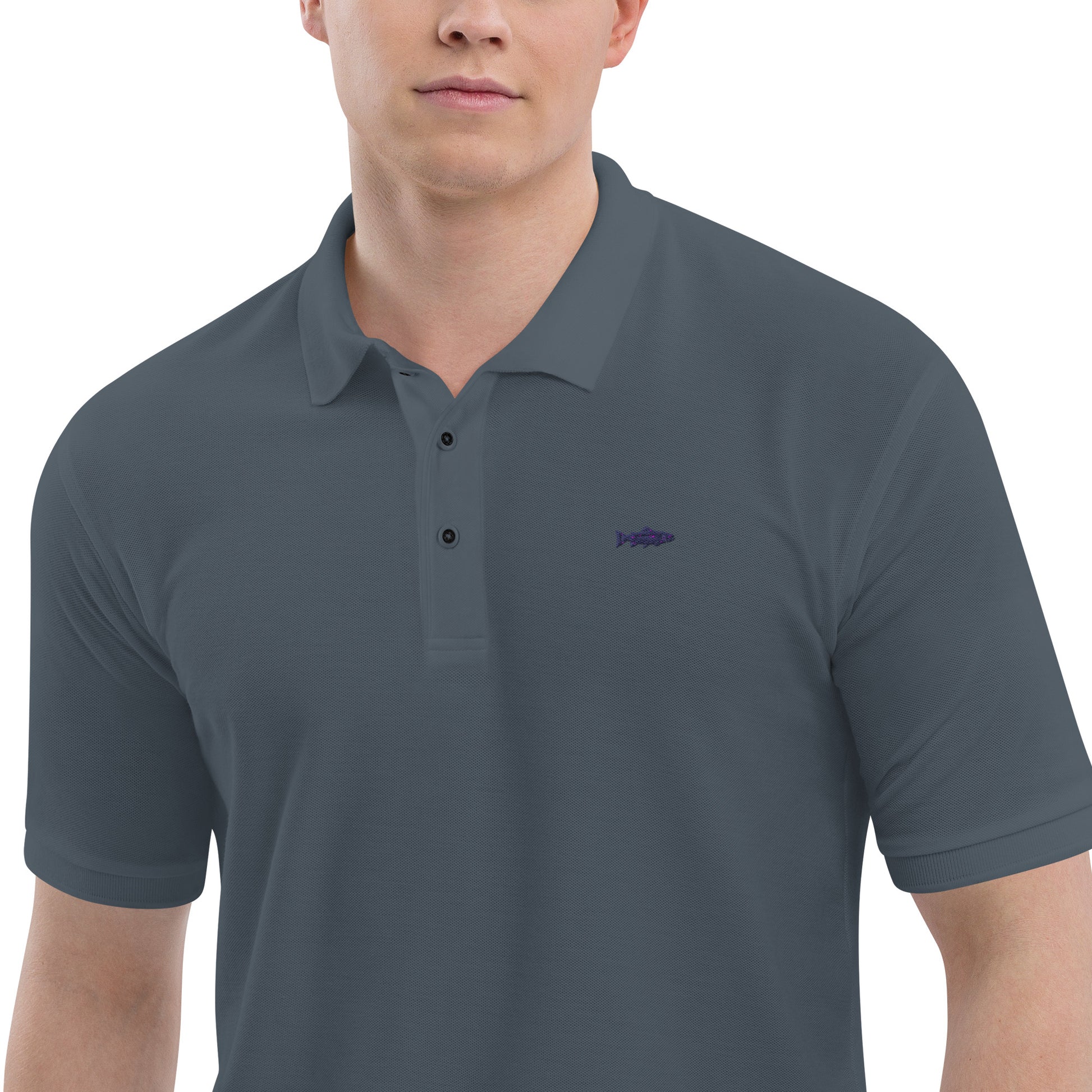 'Brown Trout' Men's Premium Polo