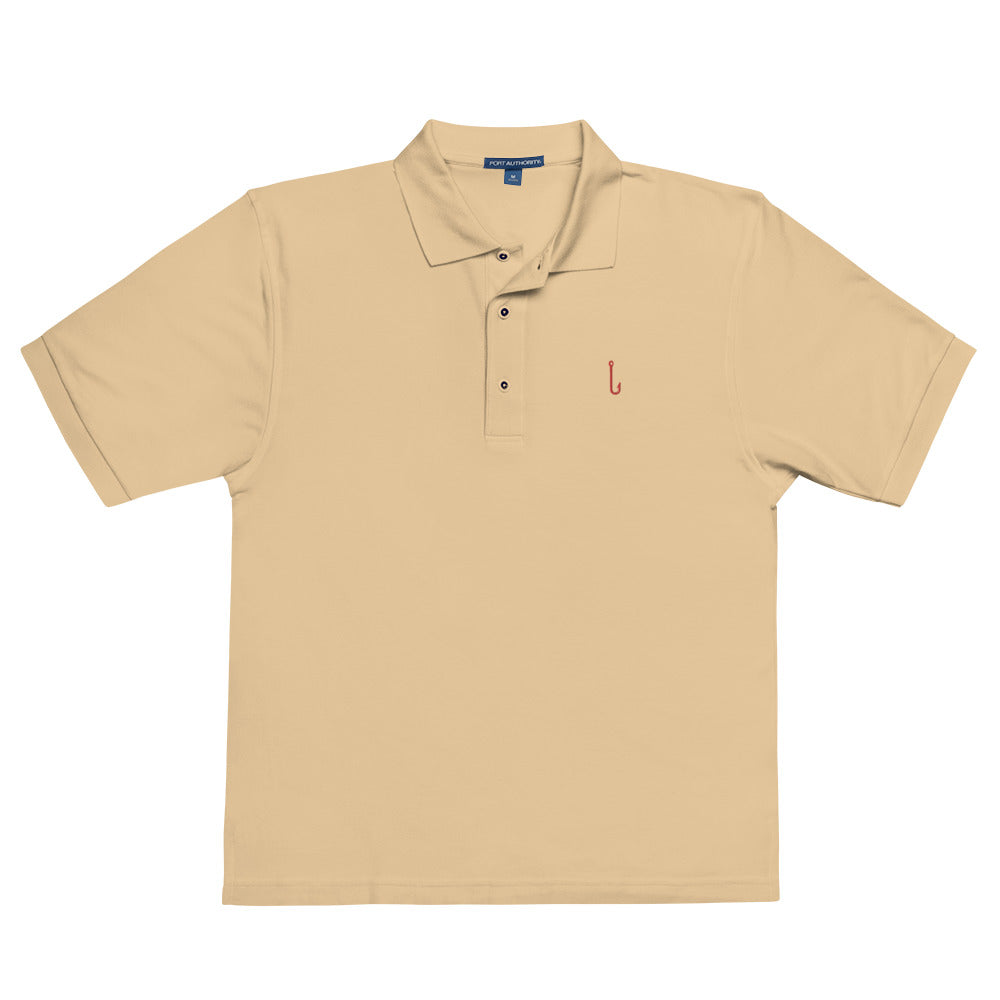 'Fishing Hook' Men's Premium Polo