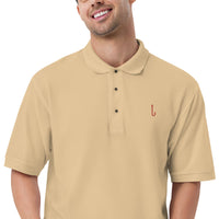 'Fishing Hook' Men's Premium Polo