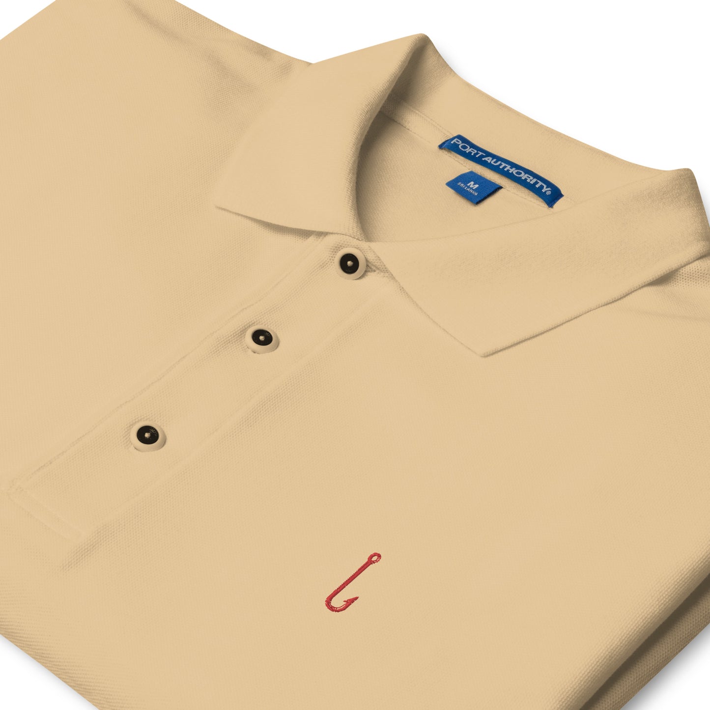 'Fishing Hook' Men's Premium Polo