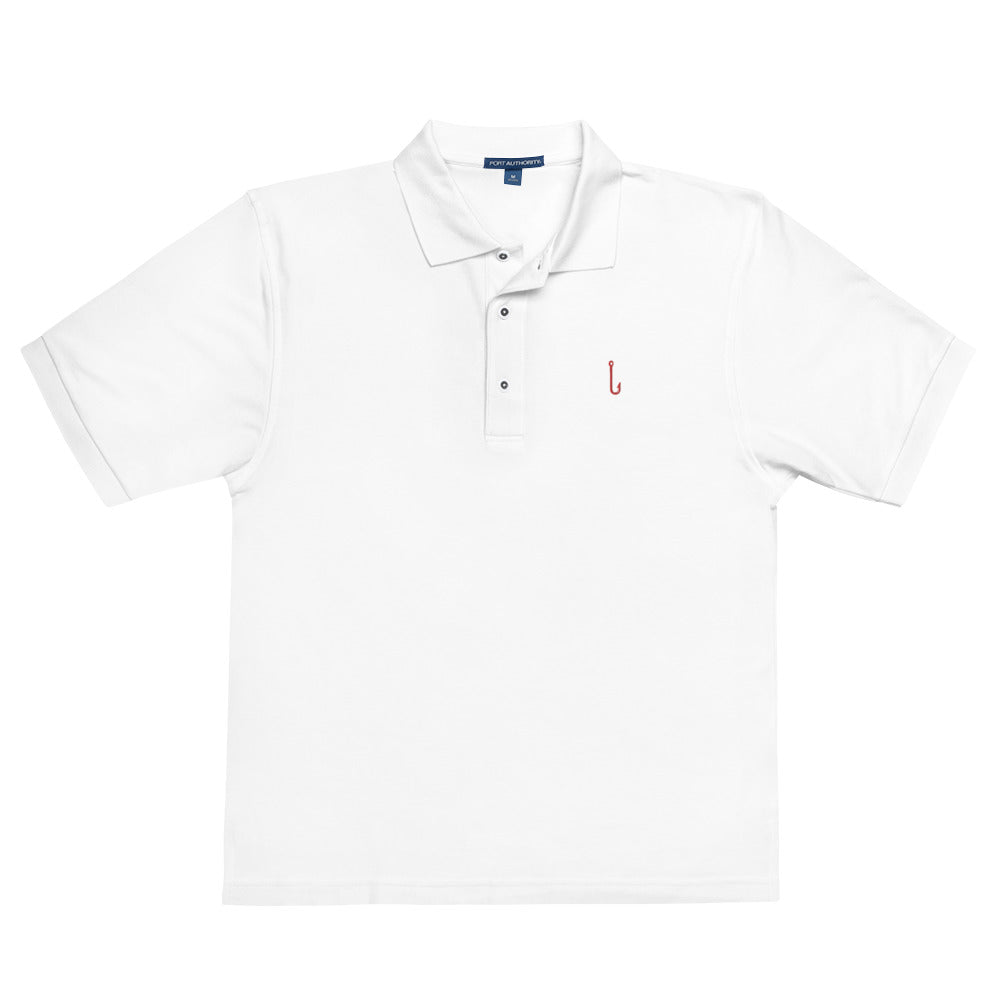 'Fishing Hook' Men's Premium Polo