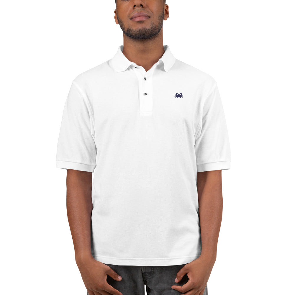 'Swimming Crab' Men's Premium Polo