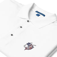 'Conservative Fisherman' Signature Striper Logo Men's Premium Polo
