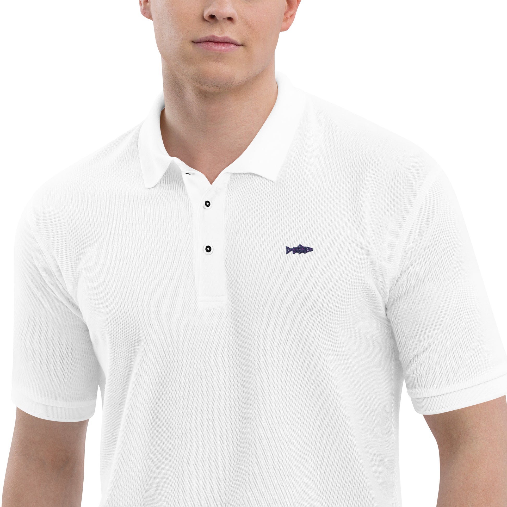 'Brown Trout' Men's Premium Polo