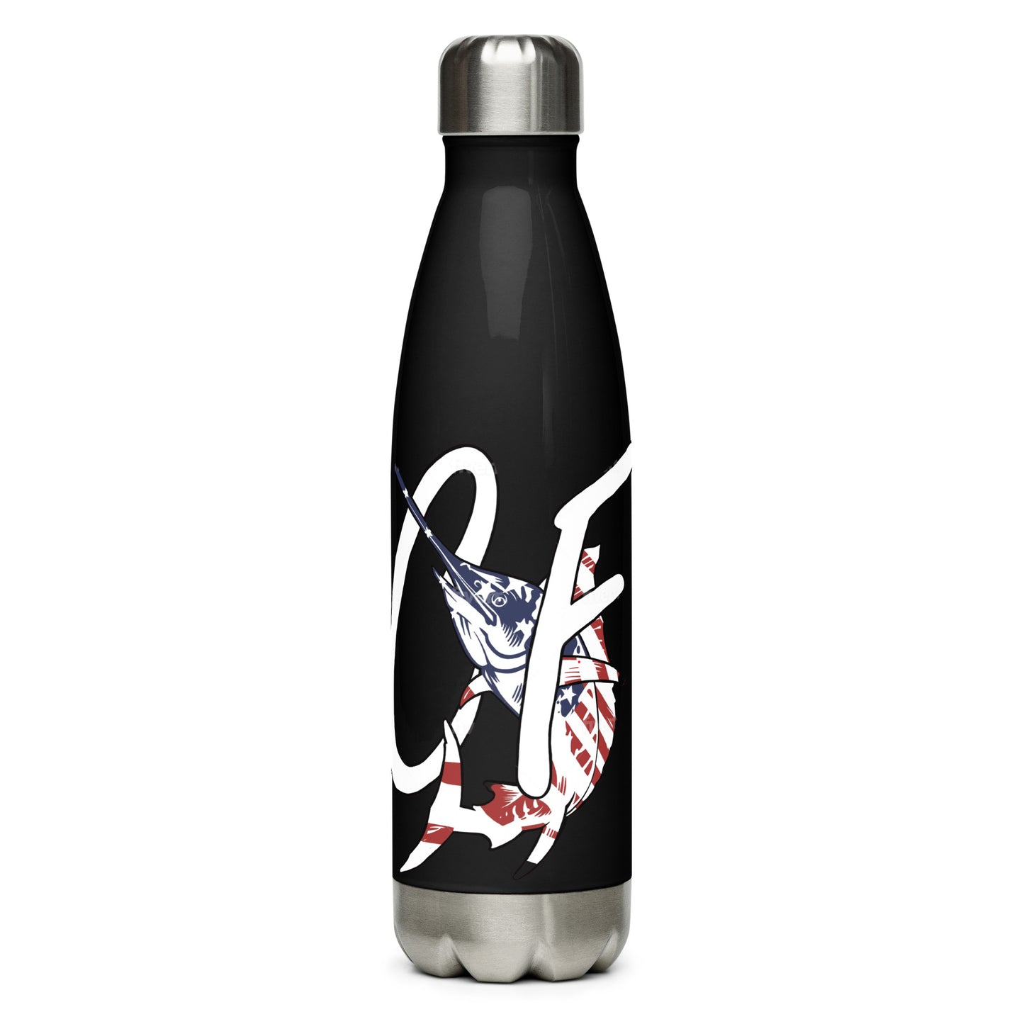 "The Conservative Fisherman" Signature Graphic Stainless Water Bottle