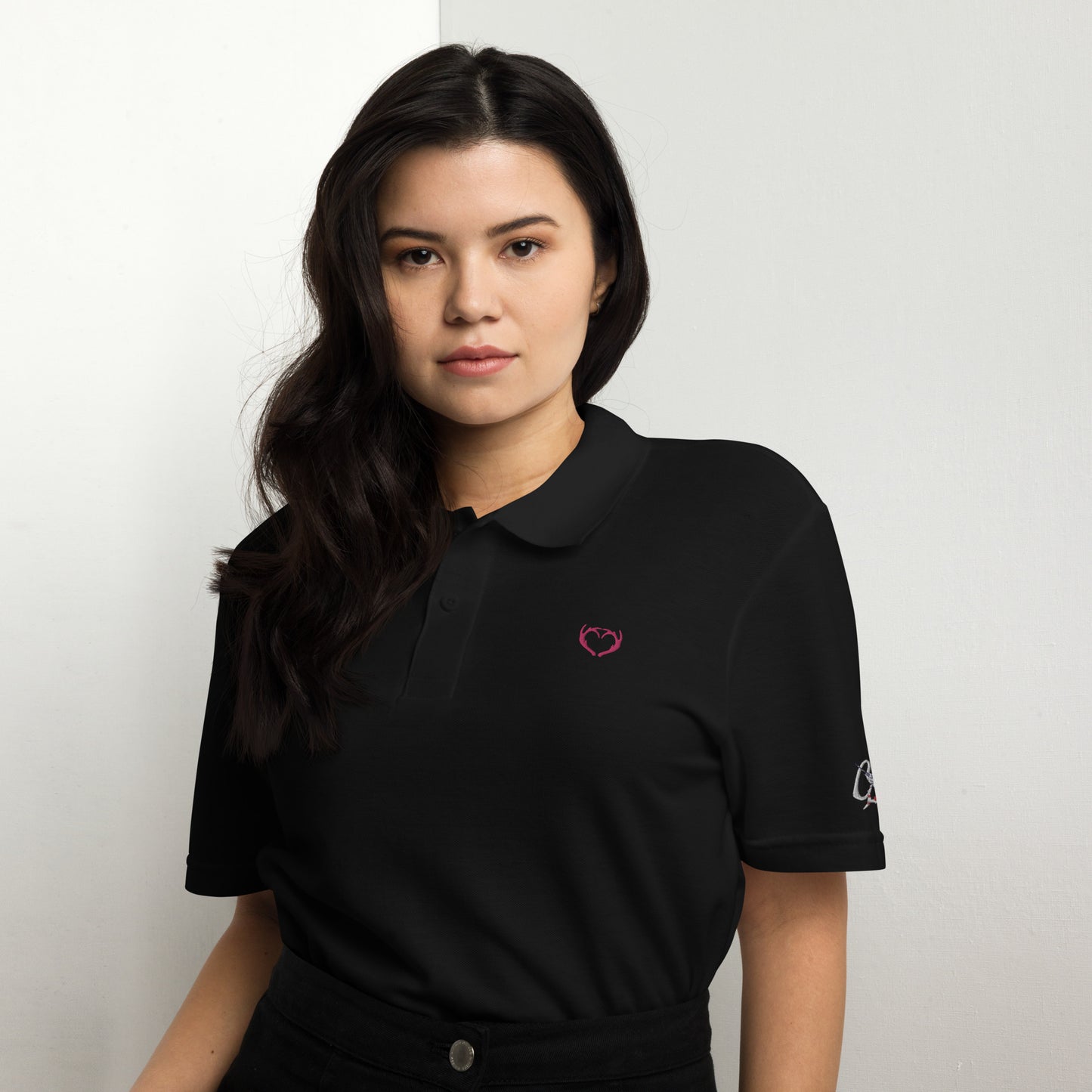 'Antler Heart' Valentine's Day Themed Polo for Women