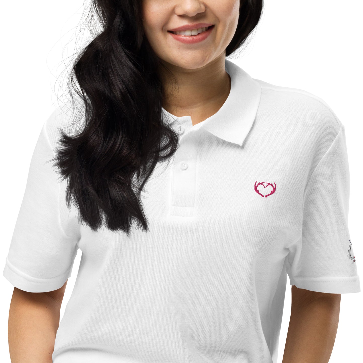 'Antler Heart' Valentine's Day Themed Polo for Women