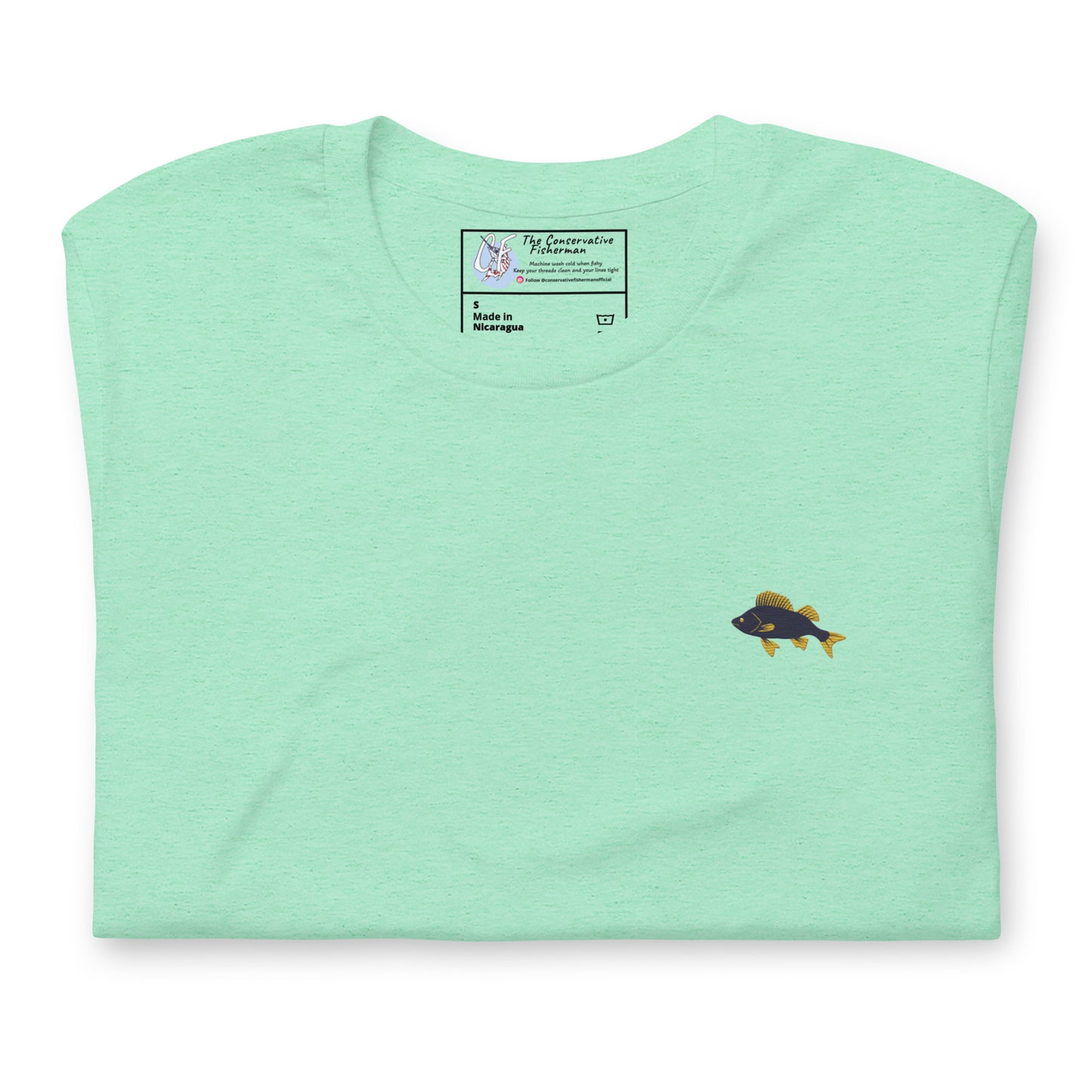 'Perch Fisherman' Premium Embroidered Shirt