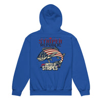 'United by Stripes' Youth Hooded Sweatshirt