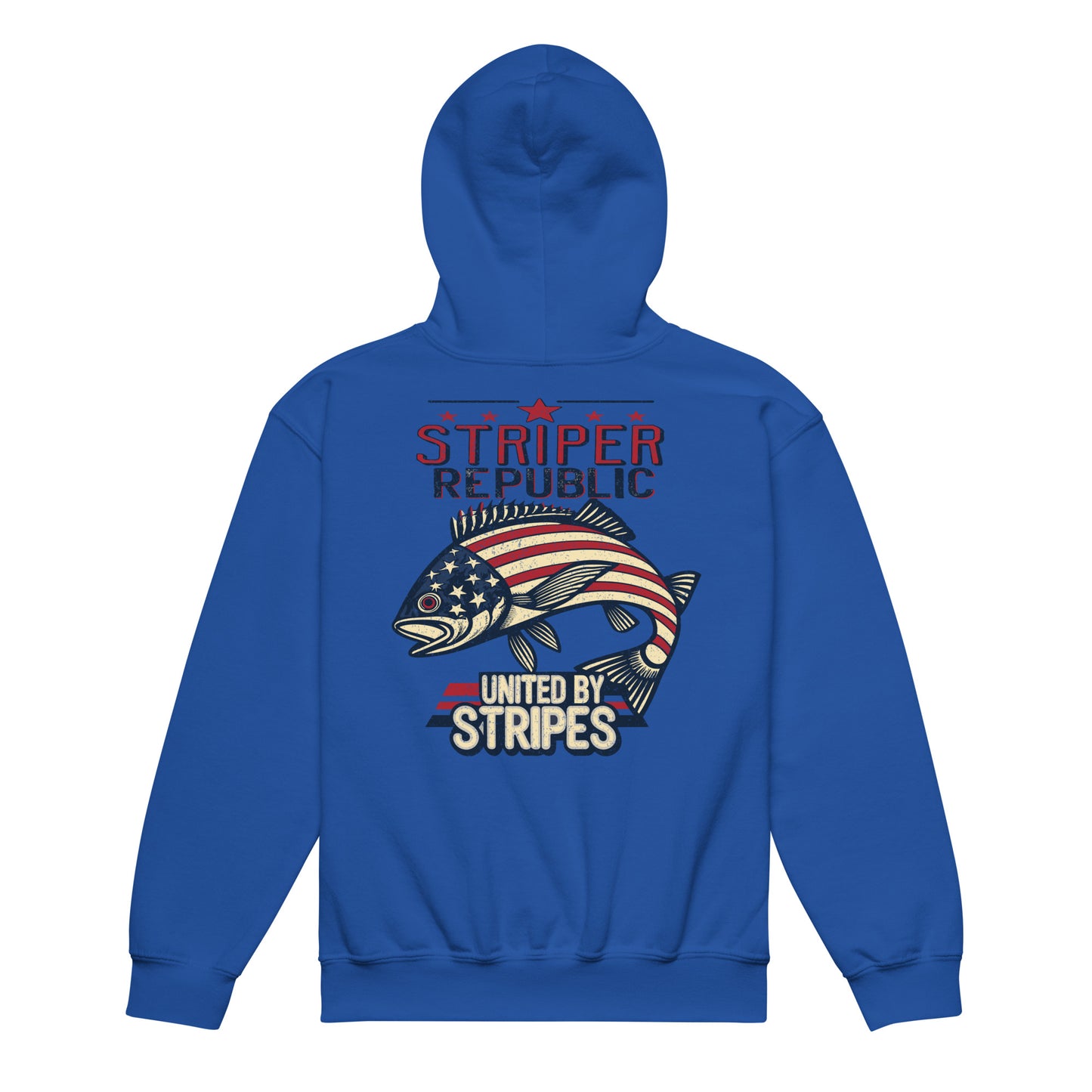 'United by Stripes' Youth Hooded Sweatshirt