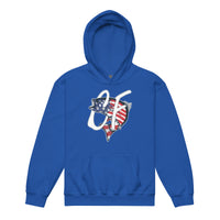 'American Striper' Signature Logo Youth Hooded Sweatshirt