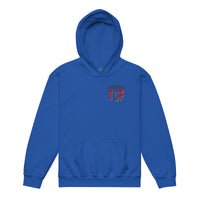 'Nautical Striper' Youth Hooded Sweatshirt