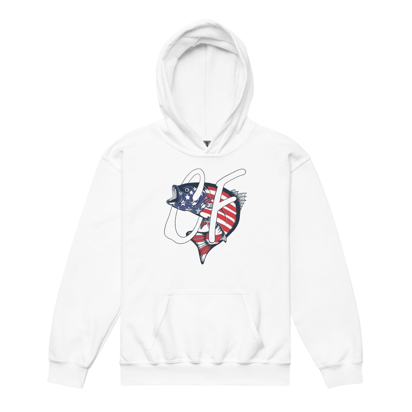 'American Striper' Signature Logo Youth Hooded Sweatshirt