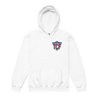 'Nautical Striper' Youth Hooded Sweatshirt