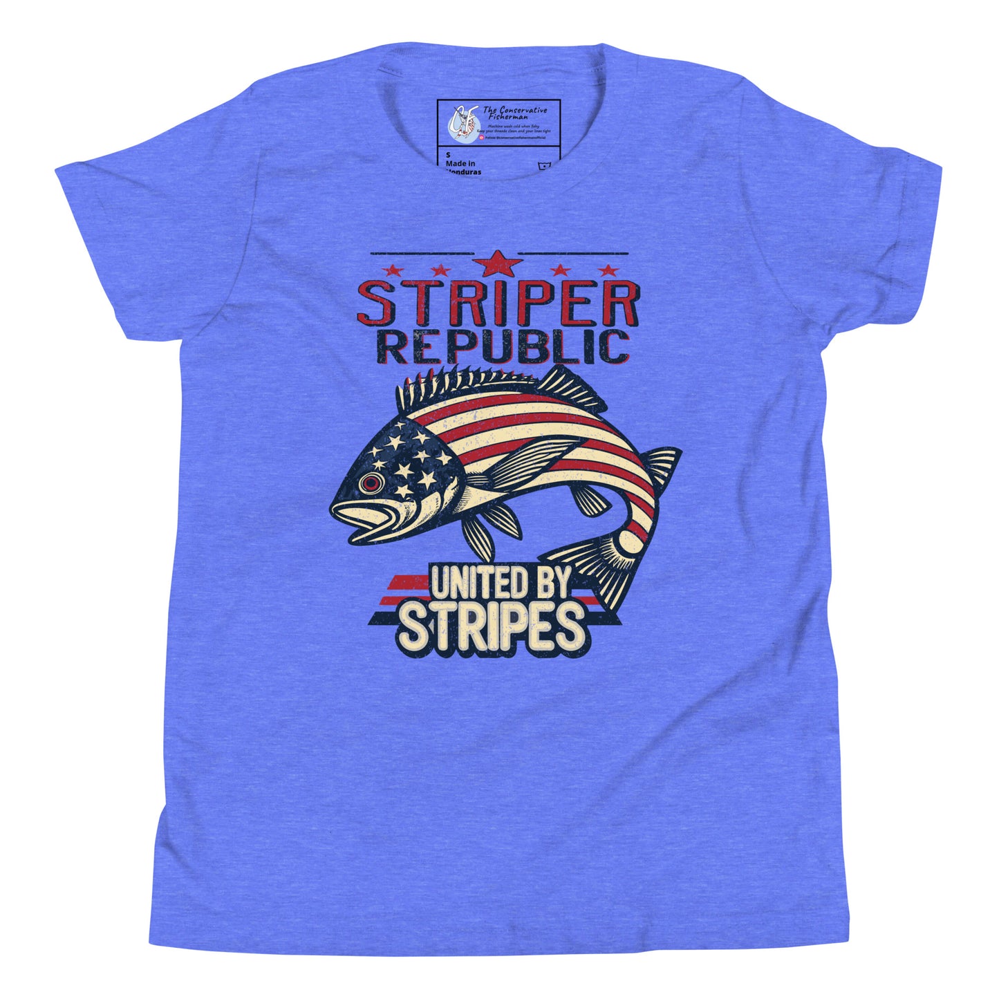 'United by Stripes' Youth Short Sleeve T-Shirt